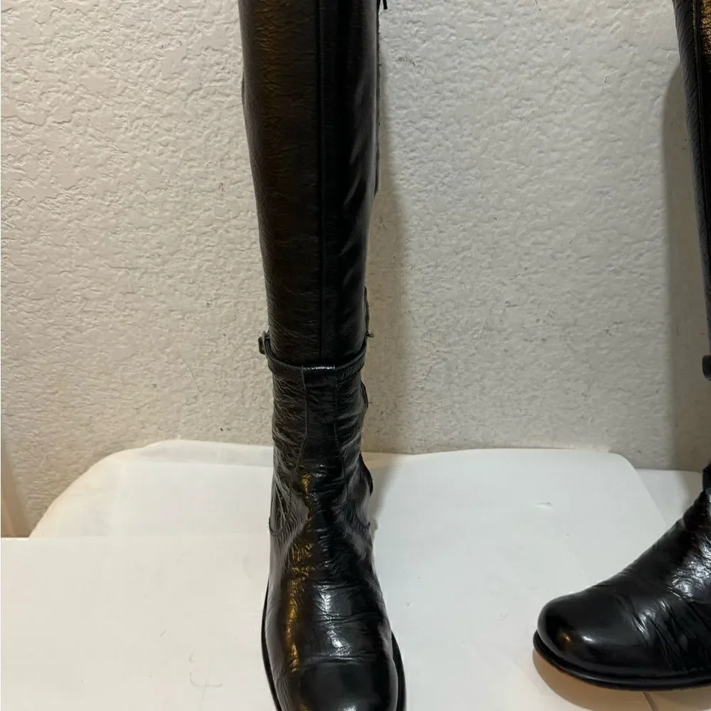 ANYA Ponorovskaya NYC boots women size 38 patent